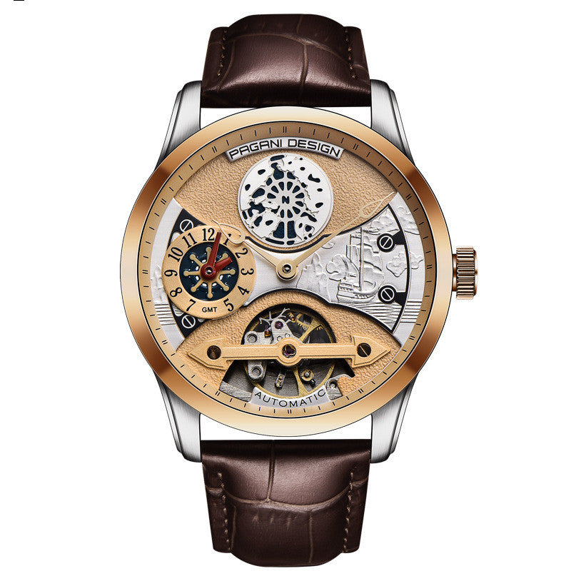 PAGANI DESIGN Automatic Skeleton Steel - Luxury Mechanical Watch