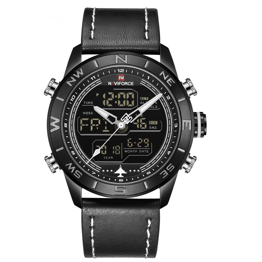 NAVIFORCE Lingxiang 9144 Multifunction Dual Display Watch