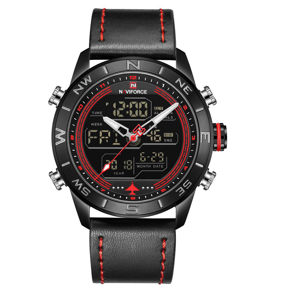 NAVIFORCE Lingxiang 9144 Multifunction Dual Display Watch