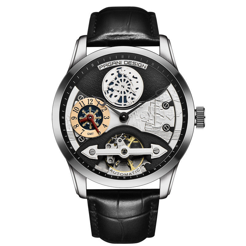 PAGANI DESIGN Automatic Skeleton Steel - Luxury Mechanical Watch